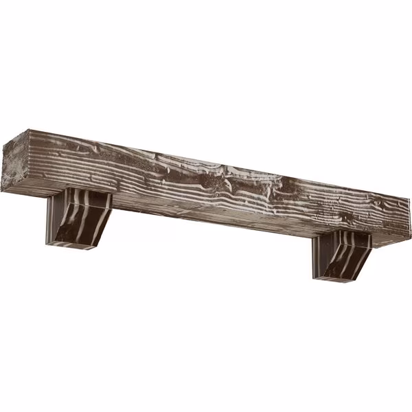 Kit w/ Ashford Corbels, Vintage Mahogany, 6